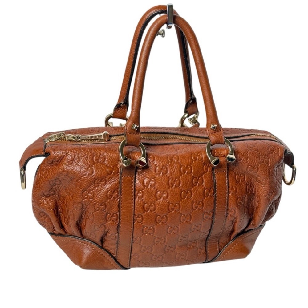 Women brown leather bag